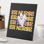 ER Nurse Boo Crew Emergency Room Nurse Halloween C Sockelschild (In Situ)