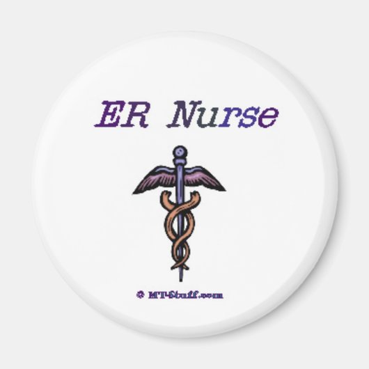 ER Nurse Caduceus Magnet (Vorne)