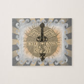 ER Nurse Caduceus Puzzle (Horizontal)