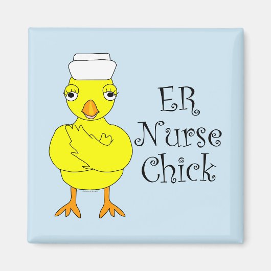 ER Nurse Chick Magnet (Vorne)