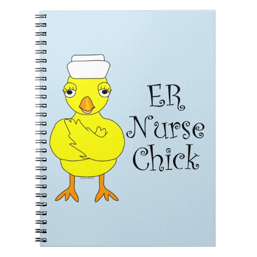 ER Nurse Chick Notizblock (Vorderseite)