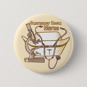 ER Nurse Collage Button