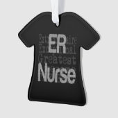 ER Nurse Extraordinaire Ornament (Vorderseite)