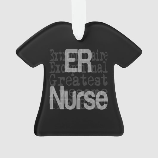 ER Nurse Extraordinaire Ornament (Rückseite)