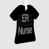 ER Nurse Extraordinaire Ornament (Vorderseite)