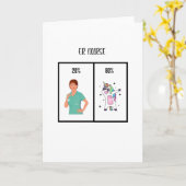 ER Nurse Gift For Emergency Room Nurses Karte (Gelbe Blume)