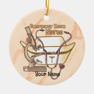 ER Nurse Keramik Ornament