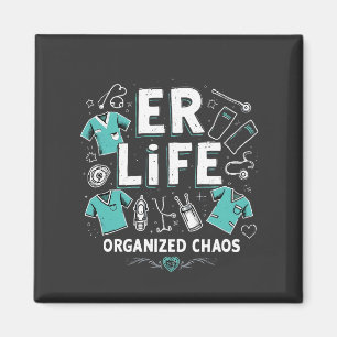 ER Nurse Organisiertes Chaos Kinderpflege Magnet
