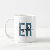 ER Nurse Personalized Name Bold Typography Kaffeetasse (Links)