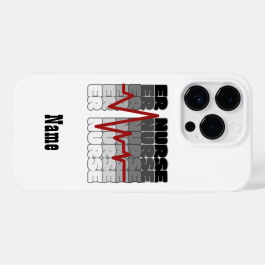 ER Nurse Phone Case (Rückseite (Horizontal))