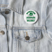 ER Nurse Prone to Shenanigans St Patricks Day Button (Beispiel)