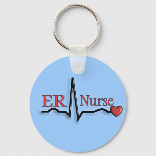 ER Nurse QRS Design Schlüsselanhänger (Vorderseite)