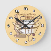 ER Nurse Runde Wanduhr (Vorderseite)