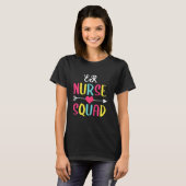 Er Nurse Squad Niedlich Funny Nurses T-Shirt (Vorne ganz)