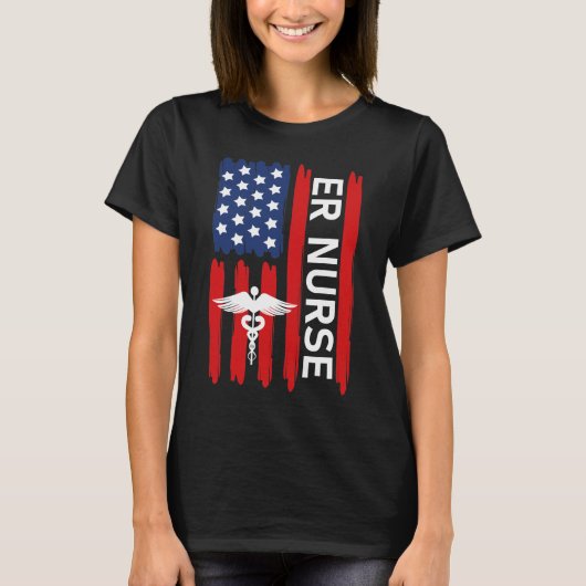 ER Nurse T-Shirt (Vorderseite)