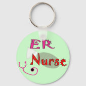 ER Nurse T - Shirt & Geschenke Schlüsselanhänger (Vorderseite)