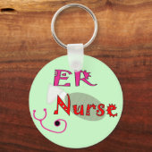 ER Nurse T - Shirt & Geschenke Schlüsselanhänger (Vorderseite)