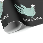 ER Nurse Turkey Gobble Squad ER Nurse Erntedank Geschenkpapier (Rolleneckpunkt)