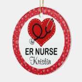 ER Nurse Weihnachten Personalisierte Ornamente (Links)