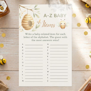 Er oder Sie Baby Biene A bis Z Babyartikel-Spiel