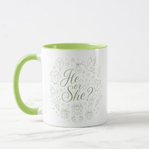 Er oder Sie Baby-Party Geschlecht Enthüllung Tasse