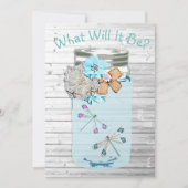 Er oder sie, Baby Shower Gender Reveal Dragonfly Einladung (Vorderseite)