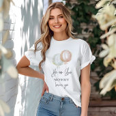 Er oder sie Ballon Gender Reveal Familie Mommy T-Shirt