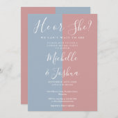 Er oder sie berichtet über ein elegantes Party der Einladung (Vorne/Hinten)