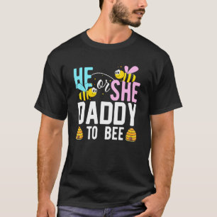 Er oder sie Daddy ist ein Niedlicher Vater-Geschle T-Shirt