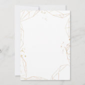 Er oder sie enthüllt die Gender-Glitzer-Darstellun Einladung (Rückseite)