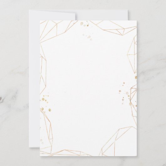 Er oder sie enthüllt die Gender-Glitzer-Darstellun Einladung (Rückseite)