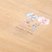 Er oder sie erleben eine akryllische Einladung (Ablage )