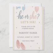 Er oder sie Gender-Bericht Einladung (Vorderseite)