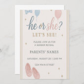 Er oder sie Gender-Bericht Einladung (Vorne/Hinten)