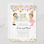 Er oder sie Geschlecht decken Einladung auf (Vorderseite)