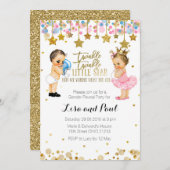 Er oder sie Geschlecht decken Einladung auf (Vorne/Hinten)