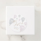 Er oder sie Geschlecht offenbaren Luftballon Babyd Geschenkanhänger (Beispiel)