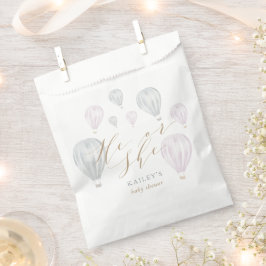 Er oder sie Geschlecht offenbaren Luftballon Babyd Geschenktütchen