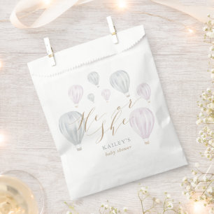 Er oder sie Geschlecht offenbaren Luftballon Babyd Geschenktütchen