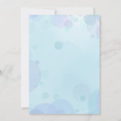 Er oder sie Geschlecht offenbaren Meerjungfrau Was Einladung (Rückseite)