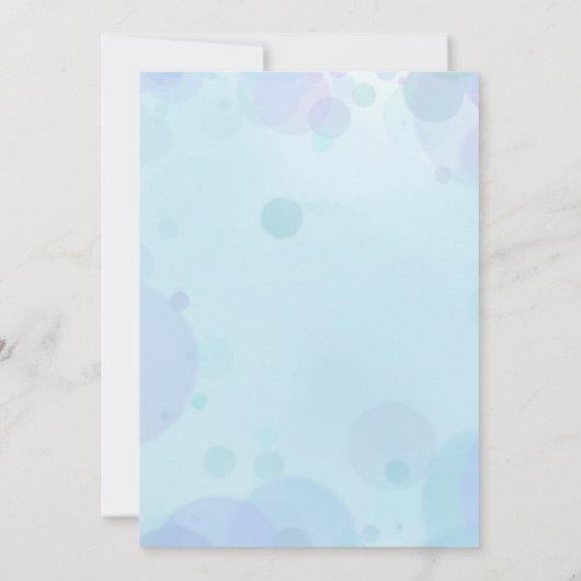 Er oder sie Geschlecht offenbaren Meerjungfrau Was Einladung (Rückseite)