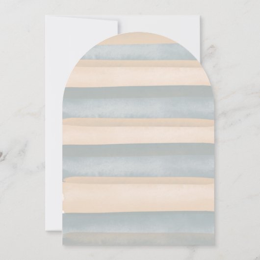 Er oder sie Geschlecht offenbart Bären Dusty Blue  Einladung (Rückseite)