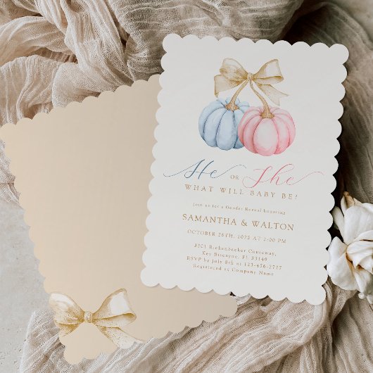 Er oder sie Geschlecht offenbart die Einladung von