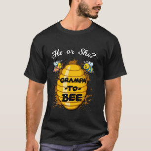 Er oder sie Grampa, um eine Gender Baby Reveal Ann T-Shirt