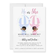 Er oder sie heiße Luft Ballon Geschlecht offenbare