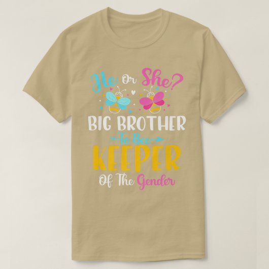 Er oder sie ist ein großer Bruder, der das Geschle T-Shirt (Design vorne)