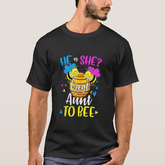 Er oder sie ist ein großer Tante, um ein Geschlech T-Shirt (Vorderseite)