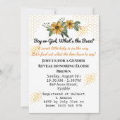 Er oder sie ist ein Party der Gelbblütendarmbildun Einladung (Vorderseite)