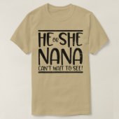Er oder sie kann es nicht abwarten, Design Nana Ge T-Shirt (Design vorne)