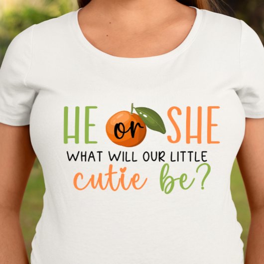 Er oder sie, kleine Süsse Geschlecht offenbaren T  T-Shirt